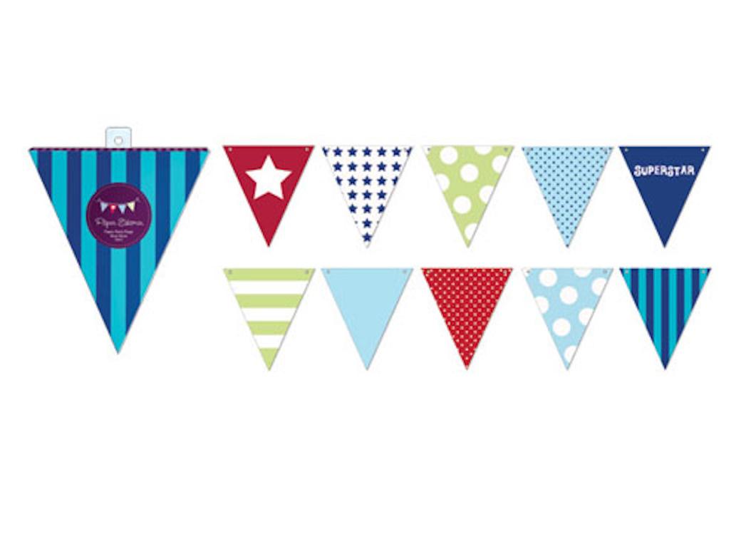 Paper Eskimo Party Flags