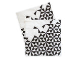 Paper Eskimo Napkins - Black Geo