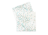 Paper Eskimo Lunch Napkins 20pk - Blue Confetti