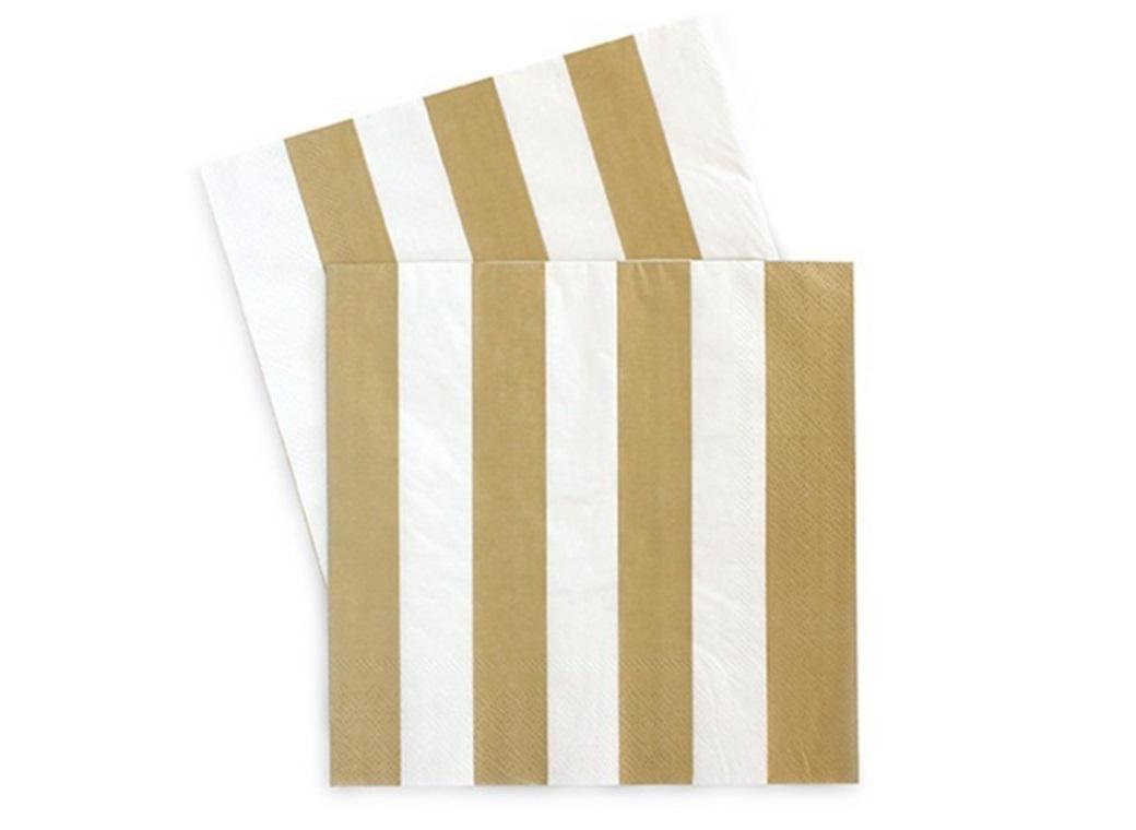 Paper Eskimo Napkins - Gold Crush