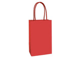 Paper Kraft Treat Bags 8pk - Apple Red