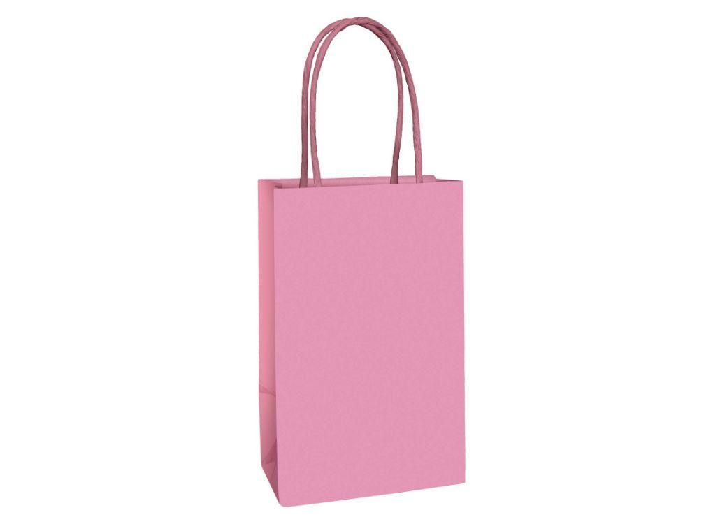 Paper Kraft Treat Bags 8pk - New Pink