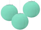 Paper Lanterns 3pk Robins Egg Blue