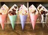 Paper Snack Cones 10pk Rose Gold