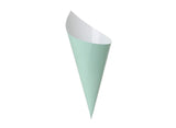 Paper Snack Cones 10pk Mint Green