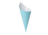 Paper Snack Cones 10pk Pastel Blue