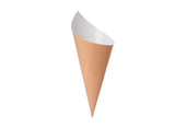 Paper Snack Cones 10pk Peach