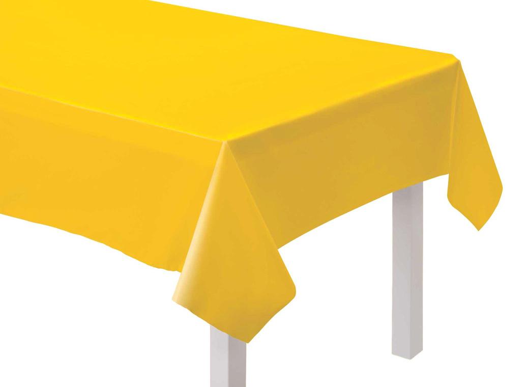 Paper Table Cover - Yellow