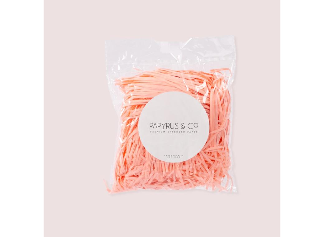 Papyrus Shredded Paper - Pastel Pink Peach