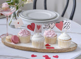 Parisian Love Cupcake Toppers 12pk