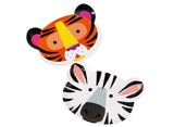 Party Animals Shaped Plates 12pk