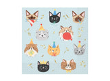 Party Animals Cat Lunch Napkins 16pk