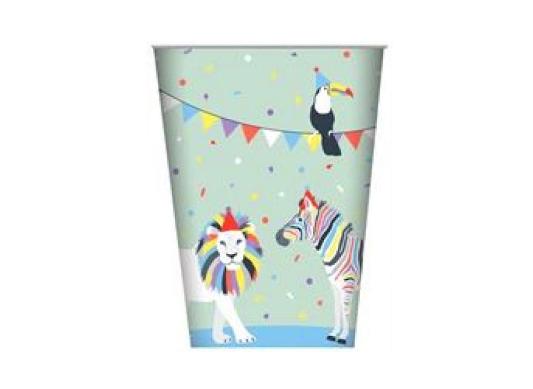 Wild Party Animals Cups 8pk