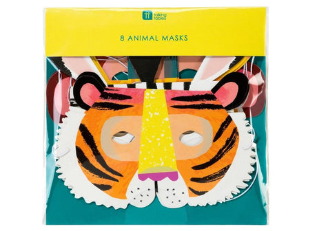 Party Animals Masks 8pk