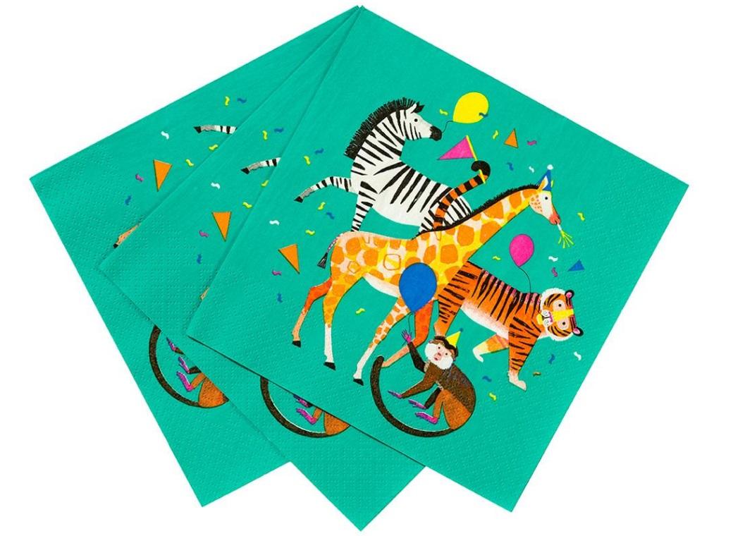 Party Animals Napkins 20pk