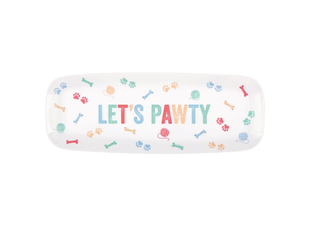 Pawty Animals "Let's Pawty" Serving Tray