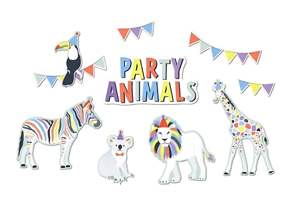 Wild Party Animals Wall Cutouts