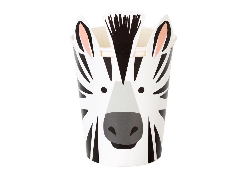 Party Animals Zebra Cups 8pk