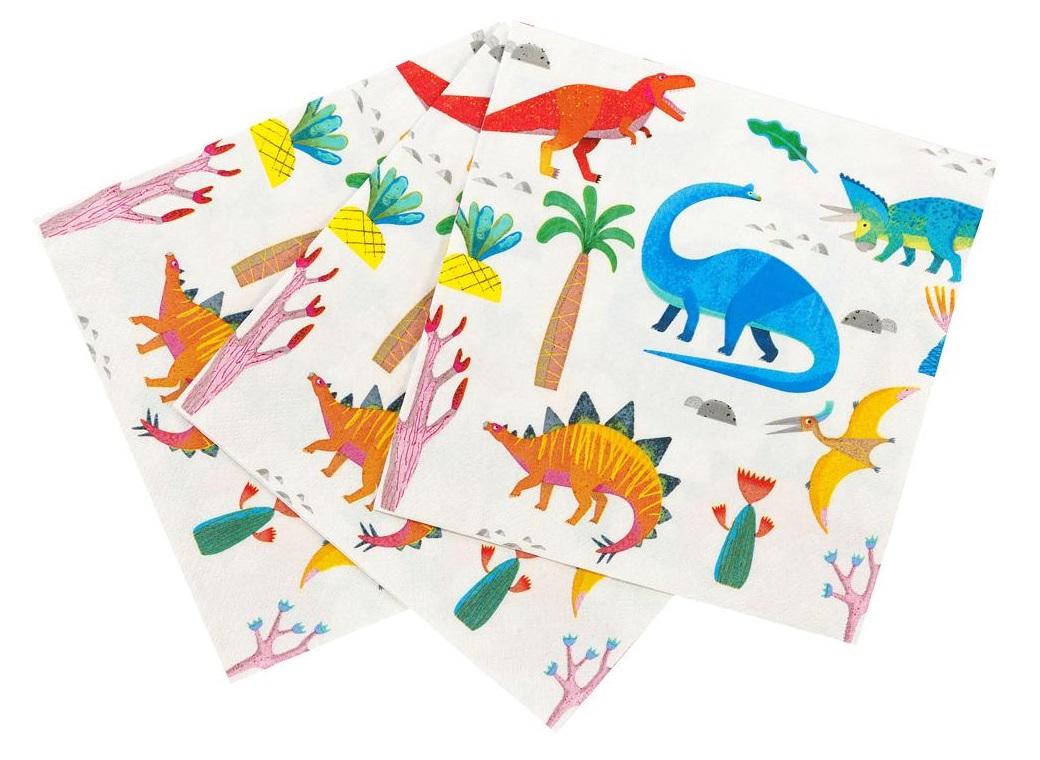 Party Dinosaurs Lunch Napkins 20pk