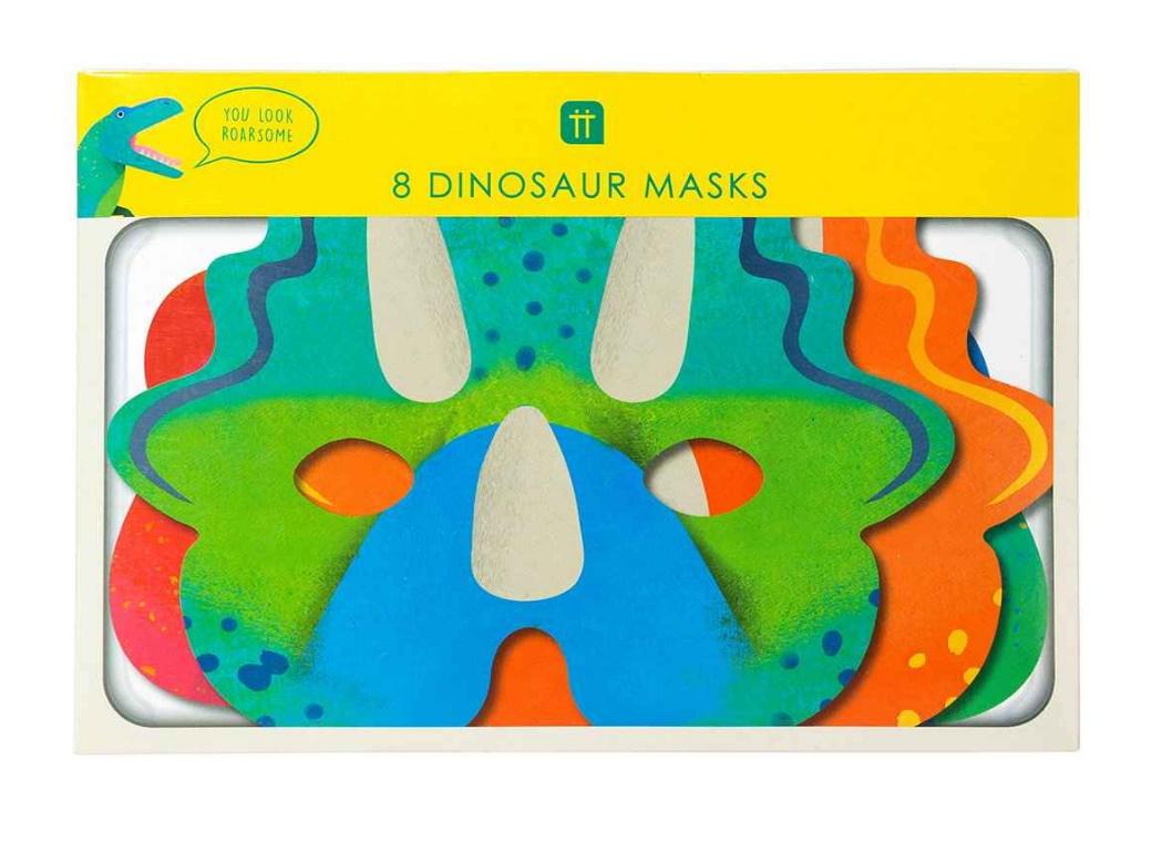 Party Dinosaurs Masks 8pk