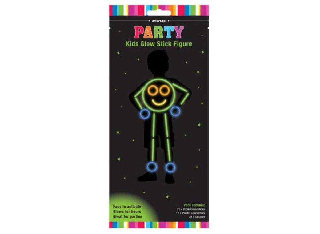 Party Glow Kids Stick Figure Boy