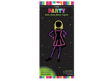 Party Glow Kids Stick Figure Girl