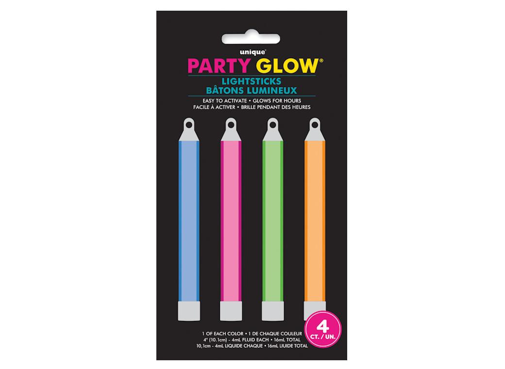 Party Glow Lightsticks 4pk