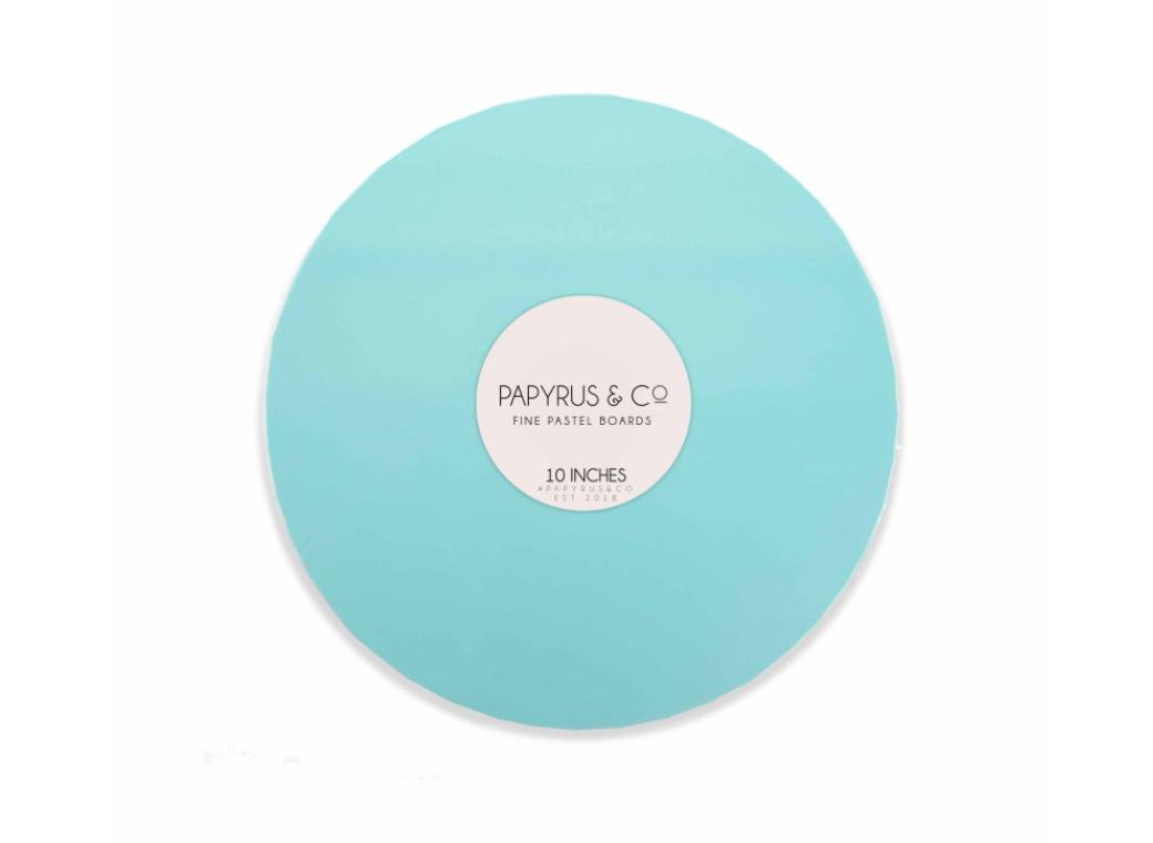 Pastel Blue Round Masonite Board 10in