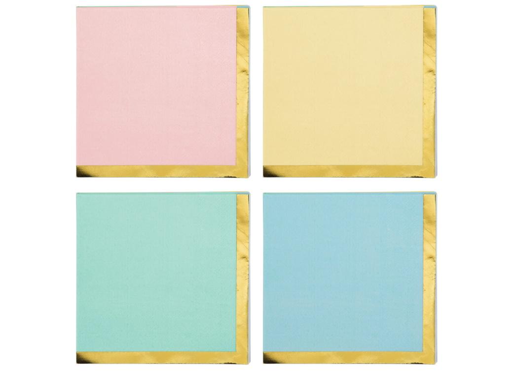 Pastel Celebrations Beverage Napkins 16pk