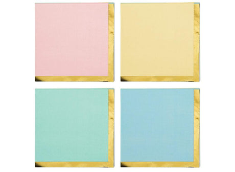 Pastel Celebrations Beverage Napkins 16pk