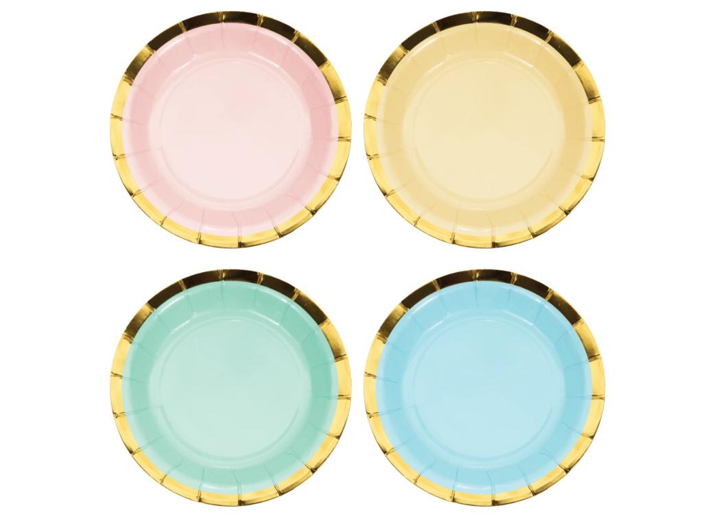 Pastel Celebrations Lunch Plates 8pk