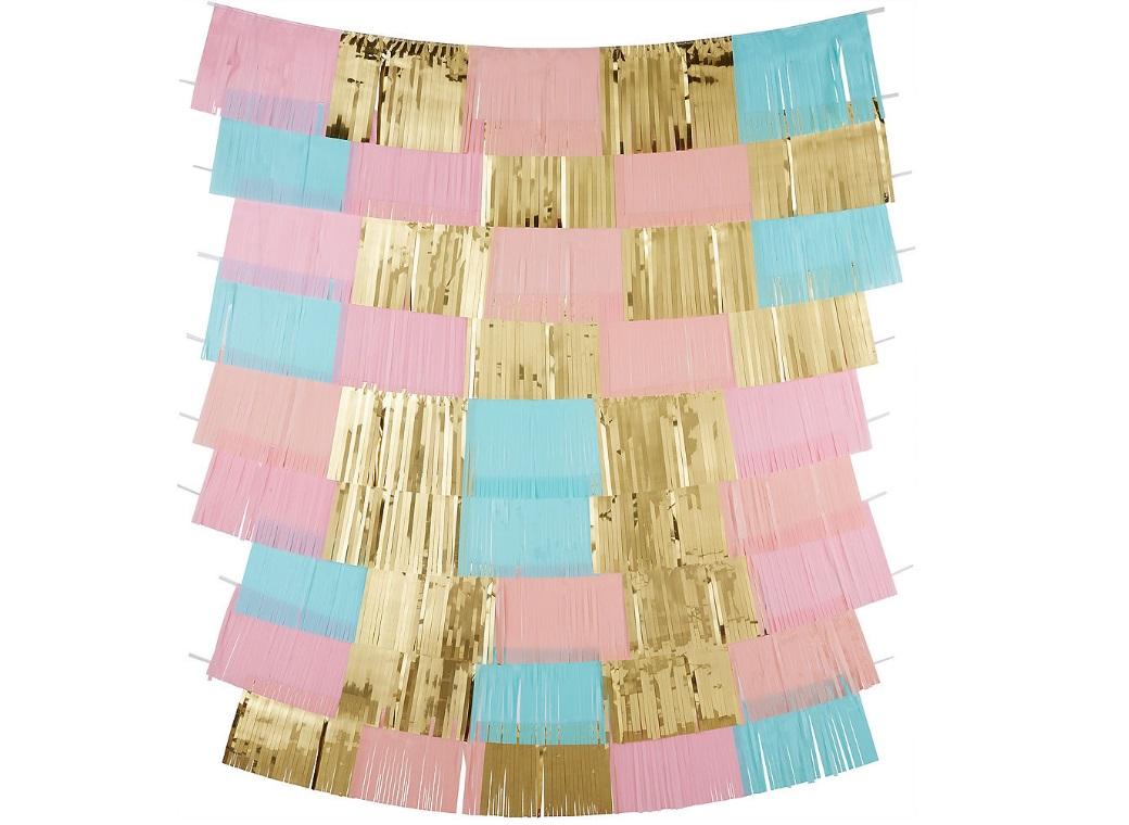 Pastel & Gold Fringe Banners