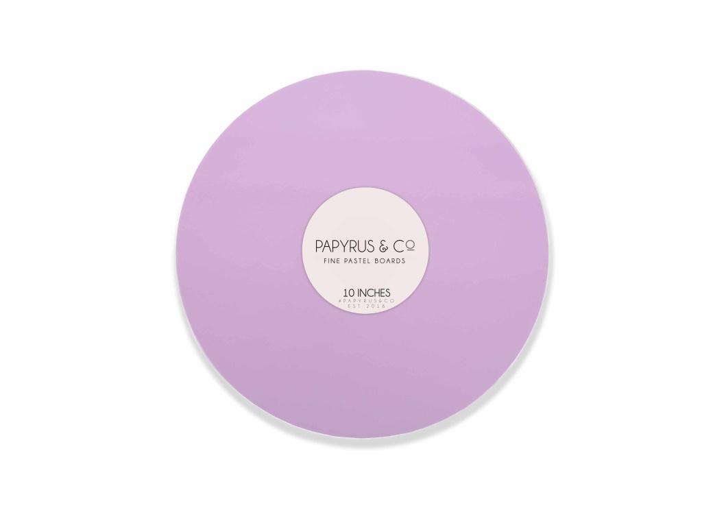 Pastel Lilac Round Masonite Board 10in