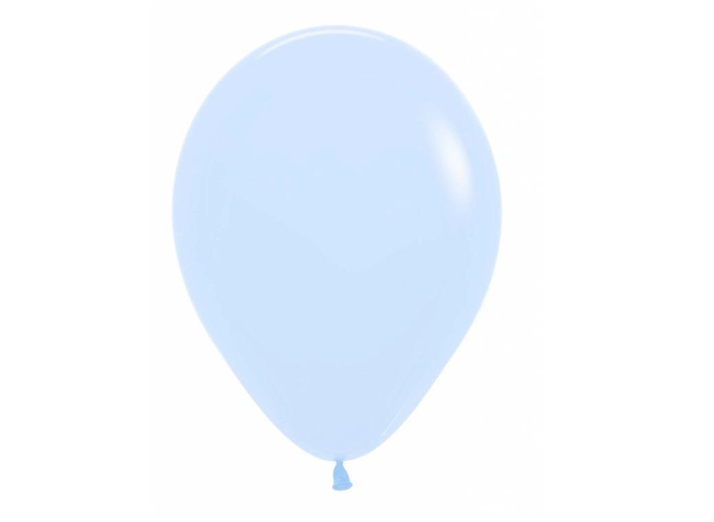 Pastel Matte Blue Balloon - Single