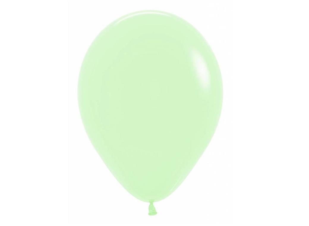 Pastel Matte Green Balloon - Single