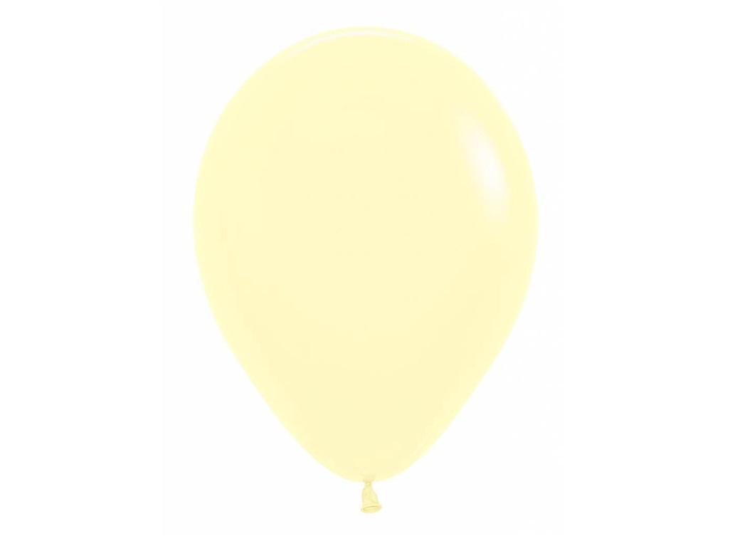 Pastel Matte Yellow Balloon - Single