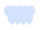 Pastel Matte Blue 12cm Balloons - 50pk