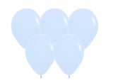 Pastel Matte Blue Balloons - 25pk