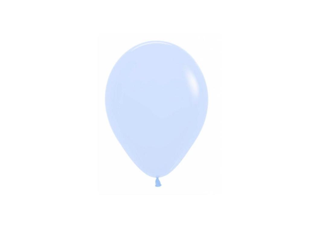 Pastel Matte Blue 12cm Balloons 10pk