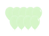 Pastel Matte Green 12cm Balloons 50pk