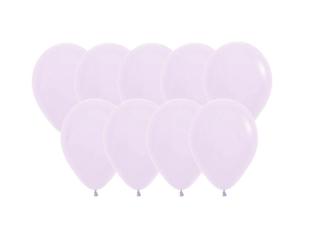 Pastel Matte Lilac 12cm Balloons - 50pk