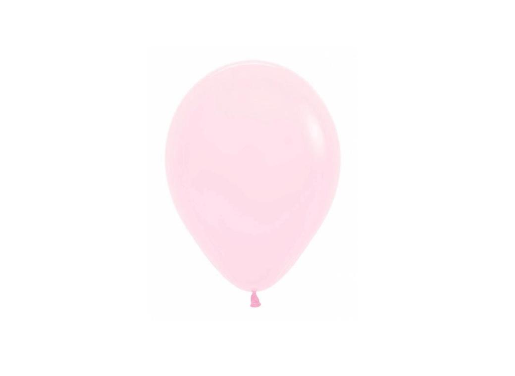 Pastel Matte Pink 12cm Balloons 10pk