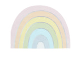 Pastel Party Rainbow Shaped Napkins 16pk