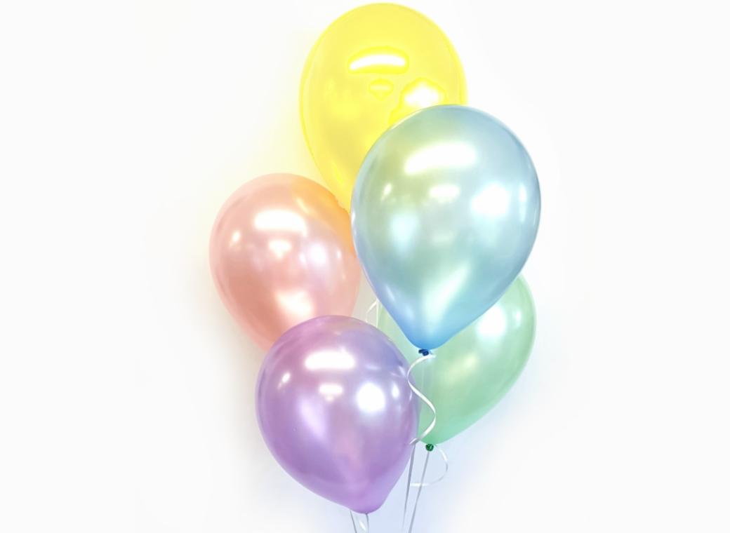 Plain Balloon Mix - Pastel Pearl