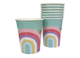 Pastel Rainbow Cups 8pk