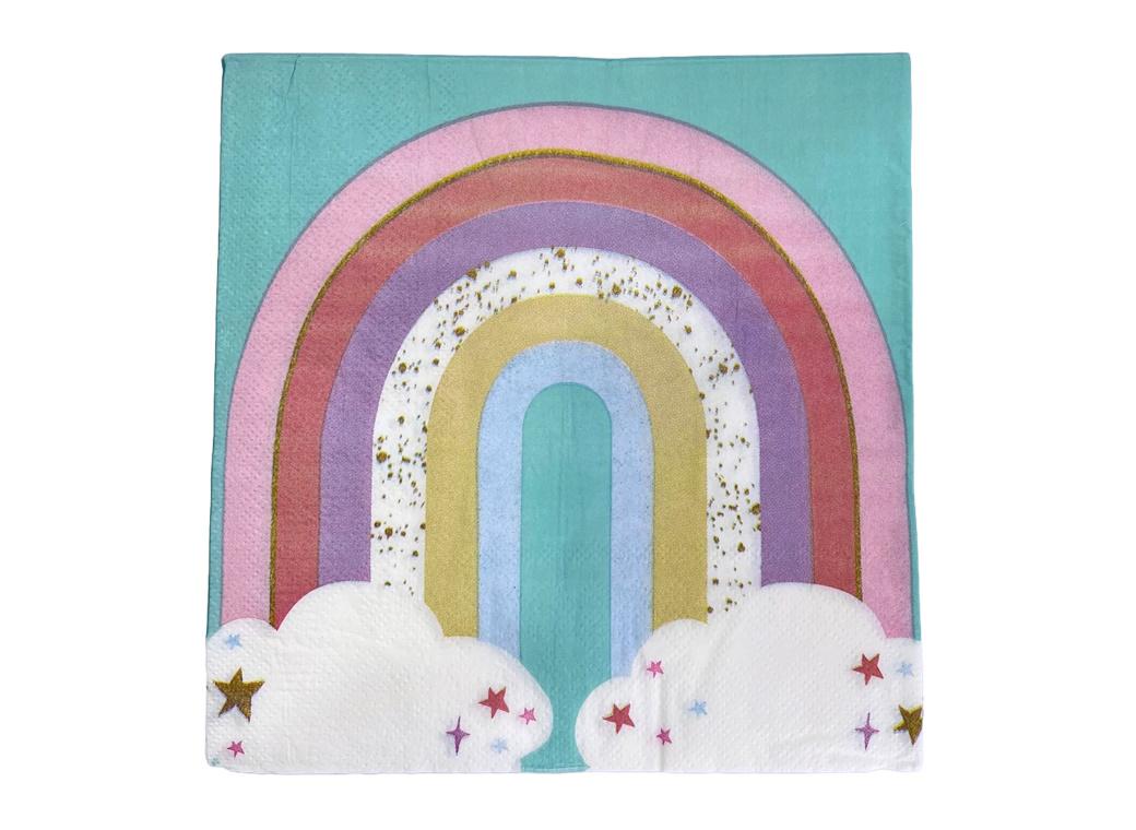 Pastel Rainbow Napkins 20pk