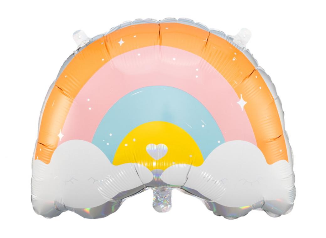 Pastel Rainbow Shape Foil Balloon