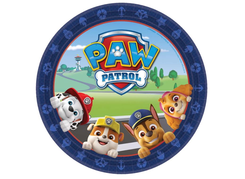 Paw Patrol Adventures Dinner Plates 8pk