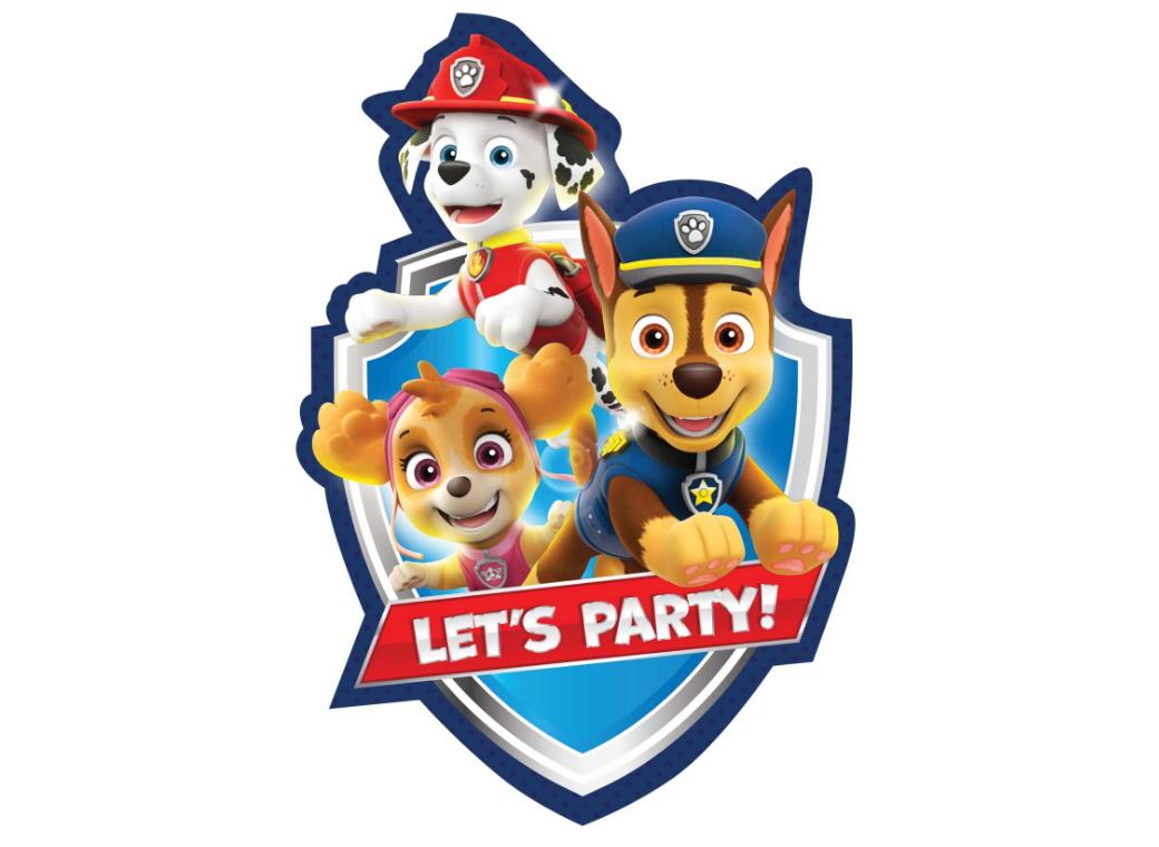 Paw Patrol Adventures Invitations 8pk