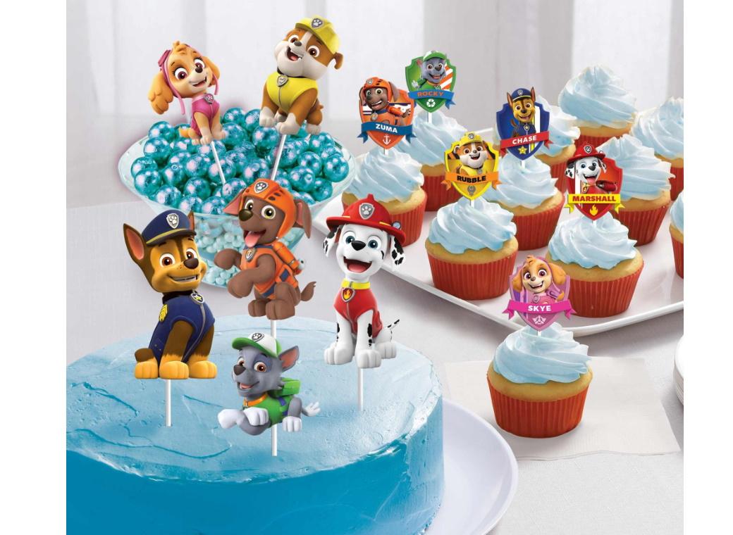 Paw Patrol Cake Toppers 12pk